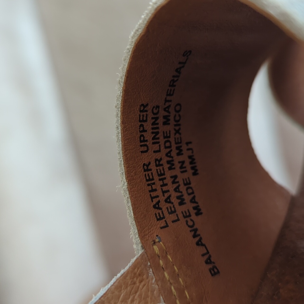 Born Carah Suede Leather Comfort Sandals 7 / 38 Light Blue - Picture 4 of 16